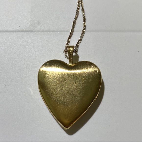 14k GF PPO Christian Locket Necklace Pendant - Picture 2 of 3